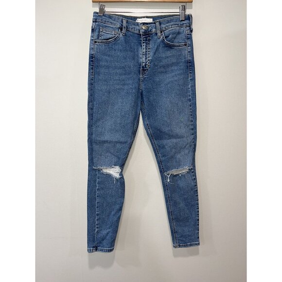 Topshop Jamie Women's‎ Jeans, W29 L30, Blue Denim - Picture 1 of 7